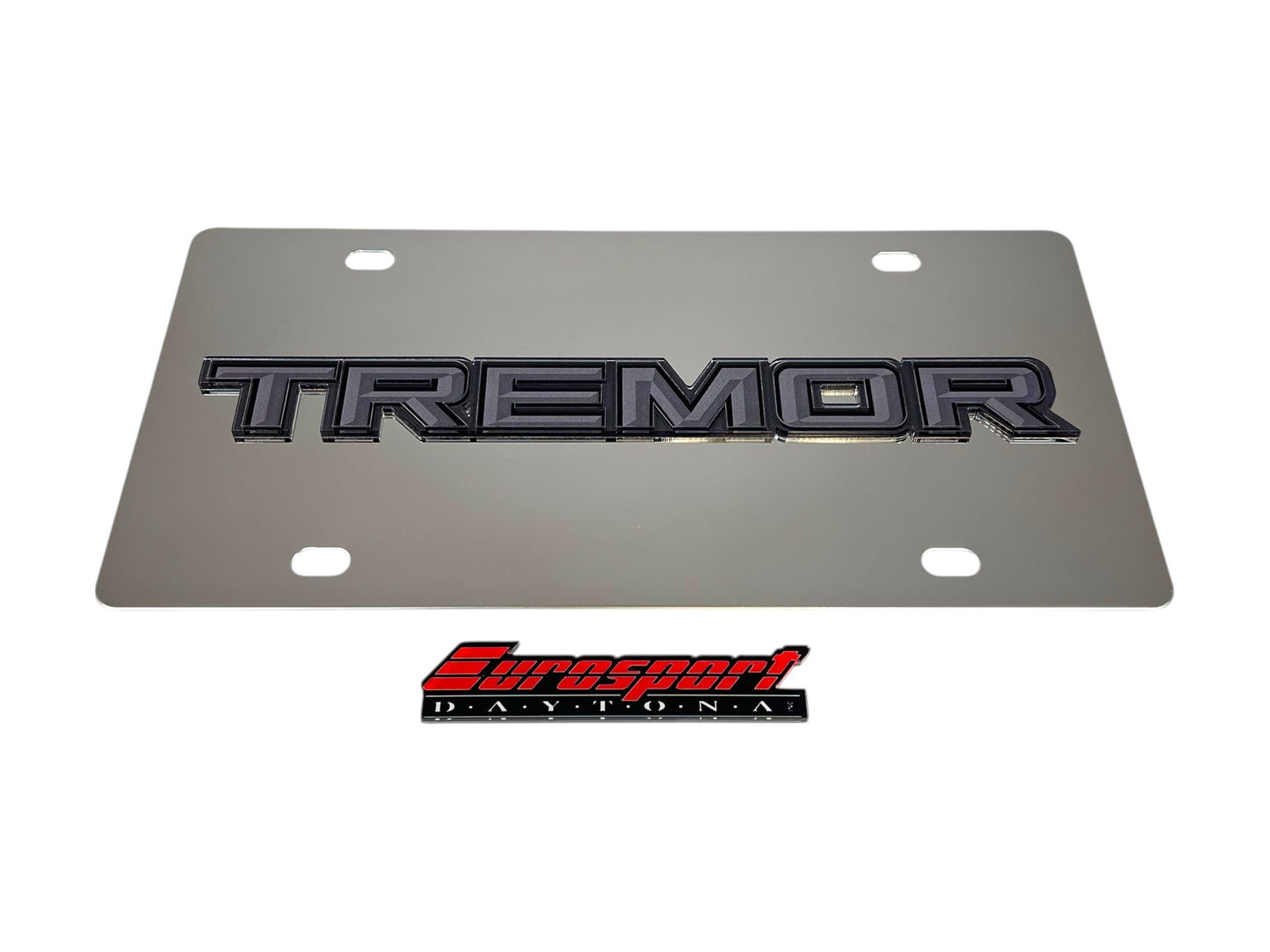 Ford Tremor Blacked Out Stainless Steel License Plate