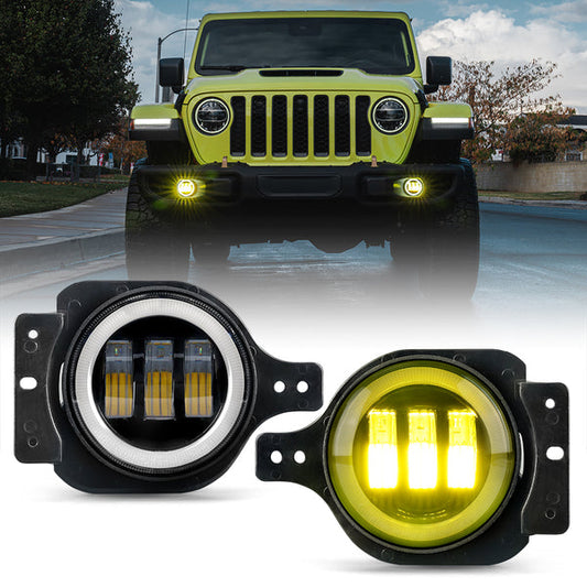 Jeep 4-Inch Halo Fog Lights | III Series