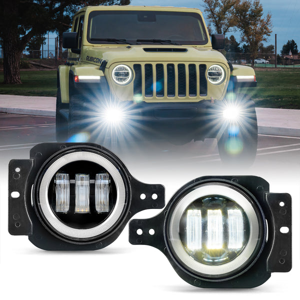 Jeep 4-Inch Halo Fog Lights | III Series