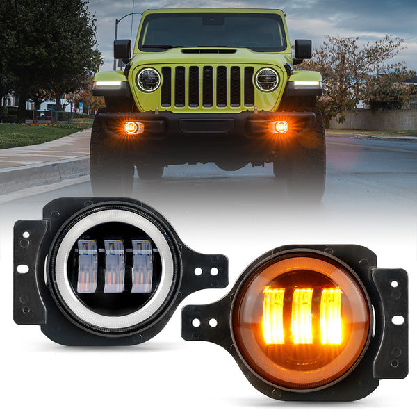 Jeep 4-Inch Halo Fog Lights | III Series