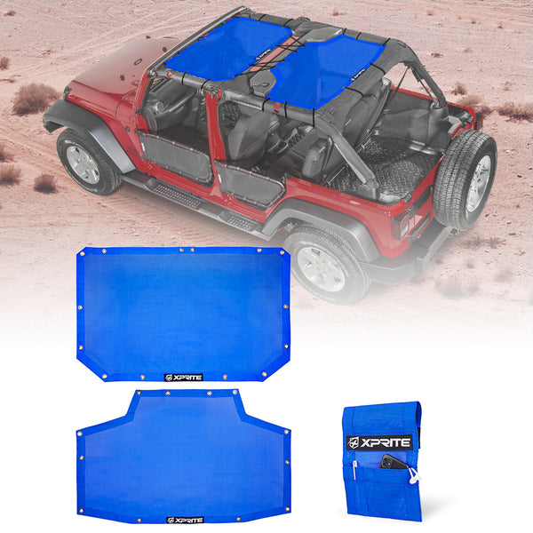 Sun Shade Cover for Jeep Wrangler JK Unlimited 4-Door 2007–2018