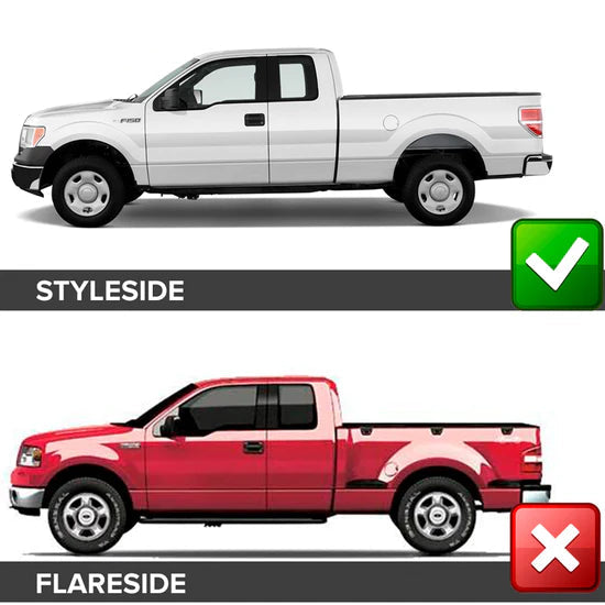 2004–2008 Ford F-150 Styleside Fender Flares – 5.5', 6.5' & 8' Bed (Set of 4)