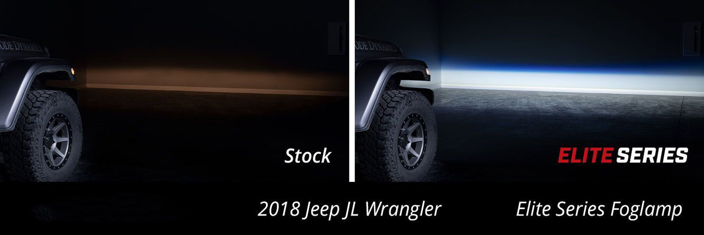 Elite Series Fog Lamps for 2018-2025 Jeep JL Wrangler (pair)