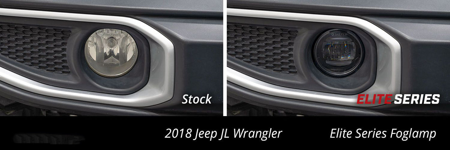 Elite Series Fog Lamps for 2018-2025 Jeep JL Wrangler (pair)
