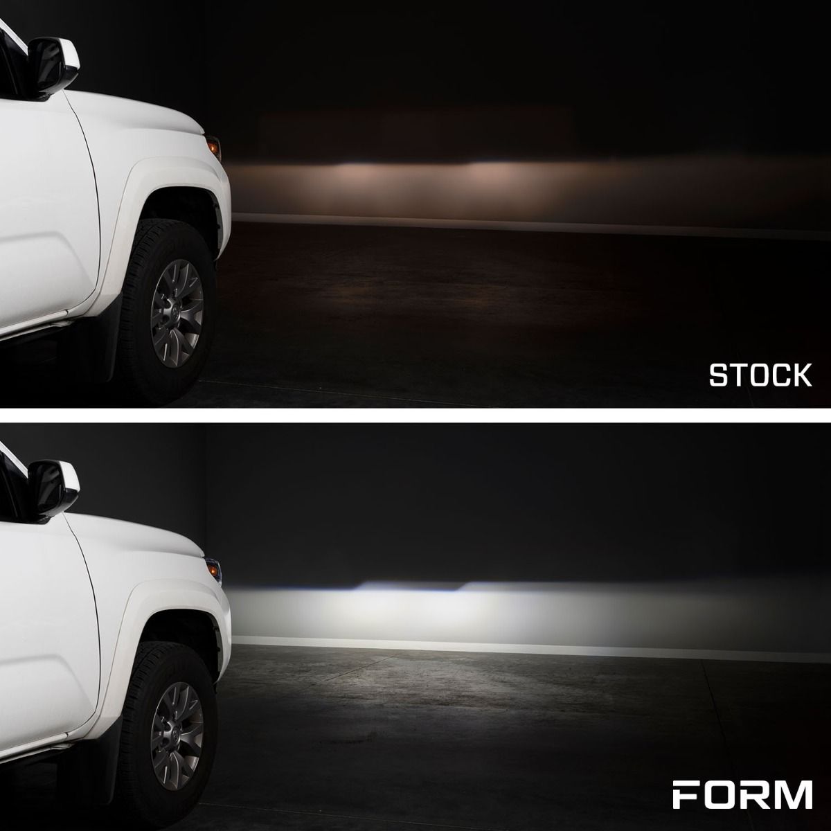 2016-2023 Toyota Tacoma LED Projector Headlights with Amber DRL (pair)