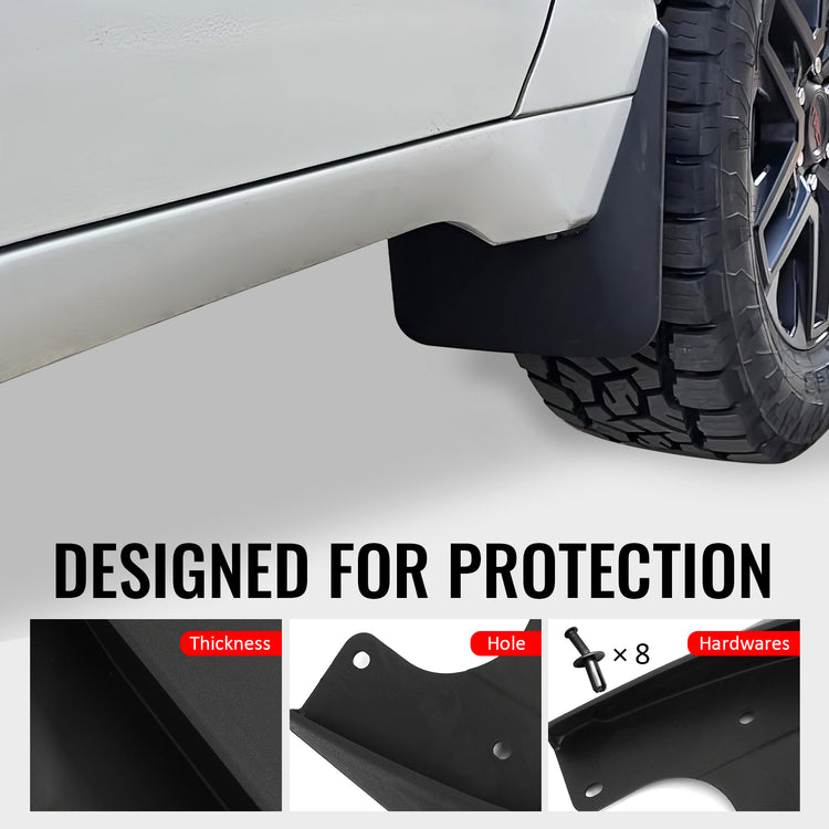 Mud Flaps Splash Guards for Toyota Tundra 2022-2026 Front & Rear Fender PP
