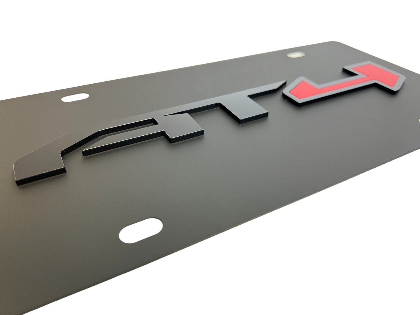 GMC AT4 Carbon Steel License Plate