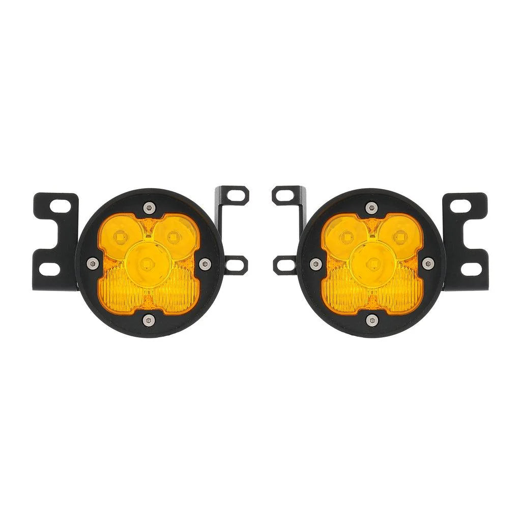 3 Inch 80W 9600LM LED Fog Lights Kit White/Yellow Beam for 2012-2022 Toyota Tacoma/ 2010-2022 Toyota 4Runner / 2014-2022 Toyota Tundra
