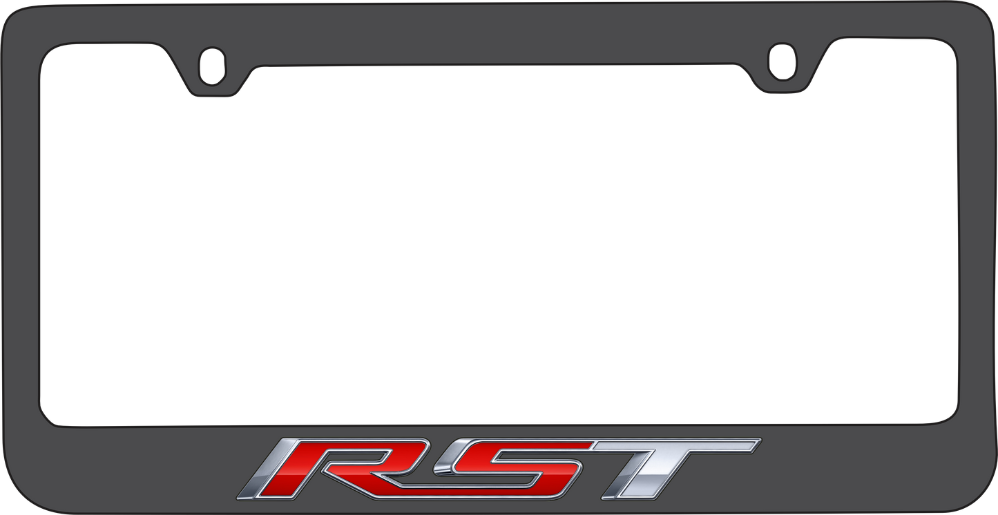 Chevrolet RST Black License Plate Frame