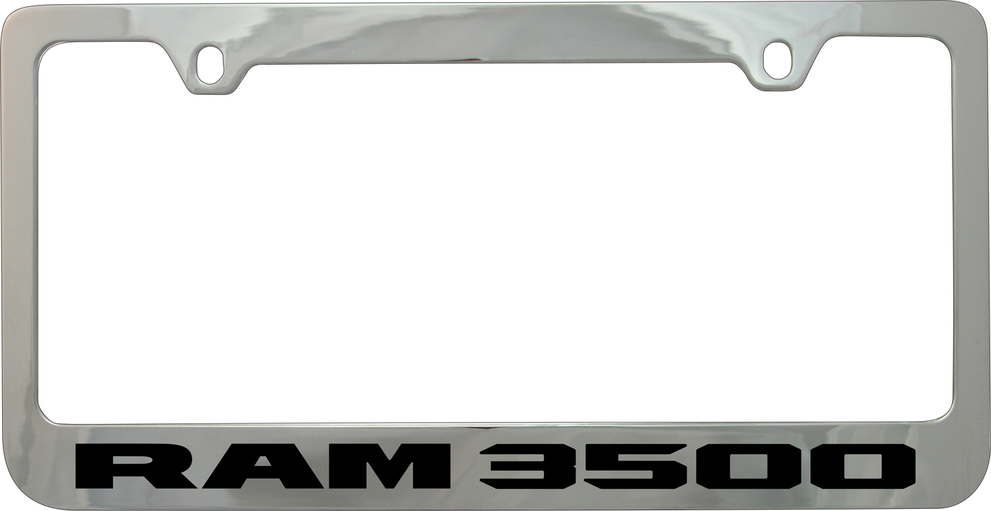 Ram 3500 Chrome License Plate Frame