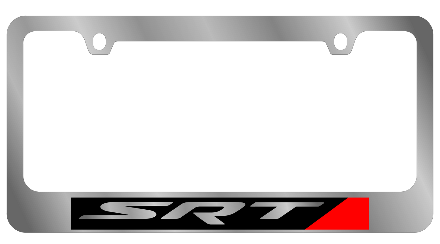 Dodge SRT Chrome License Plate Frame