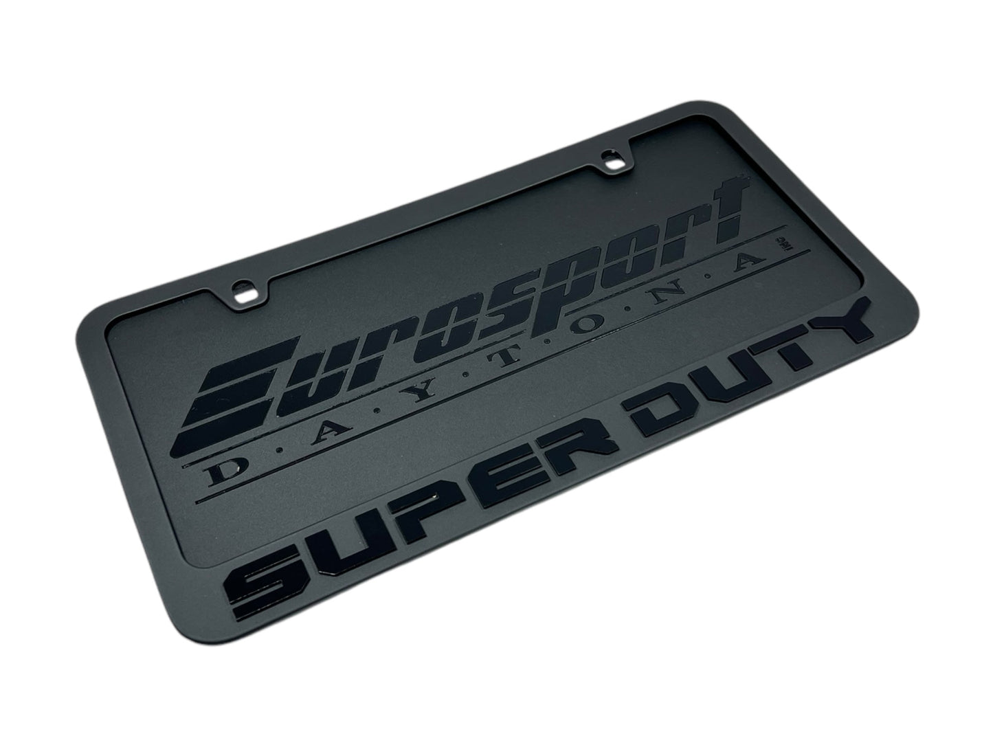Ford Super Duty Black License Plate Frame