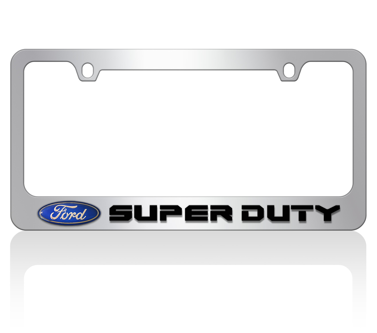 Ford Super Duty Chrome License Plate Frame