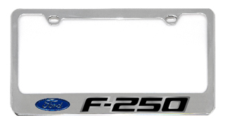 Ford F-250 Chrome License Plate Frame
