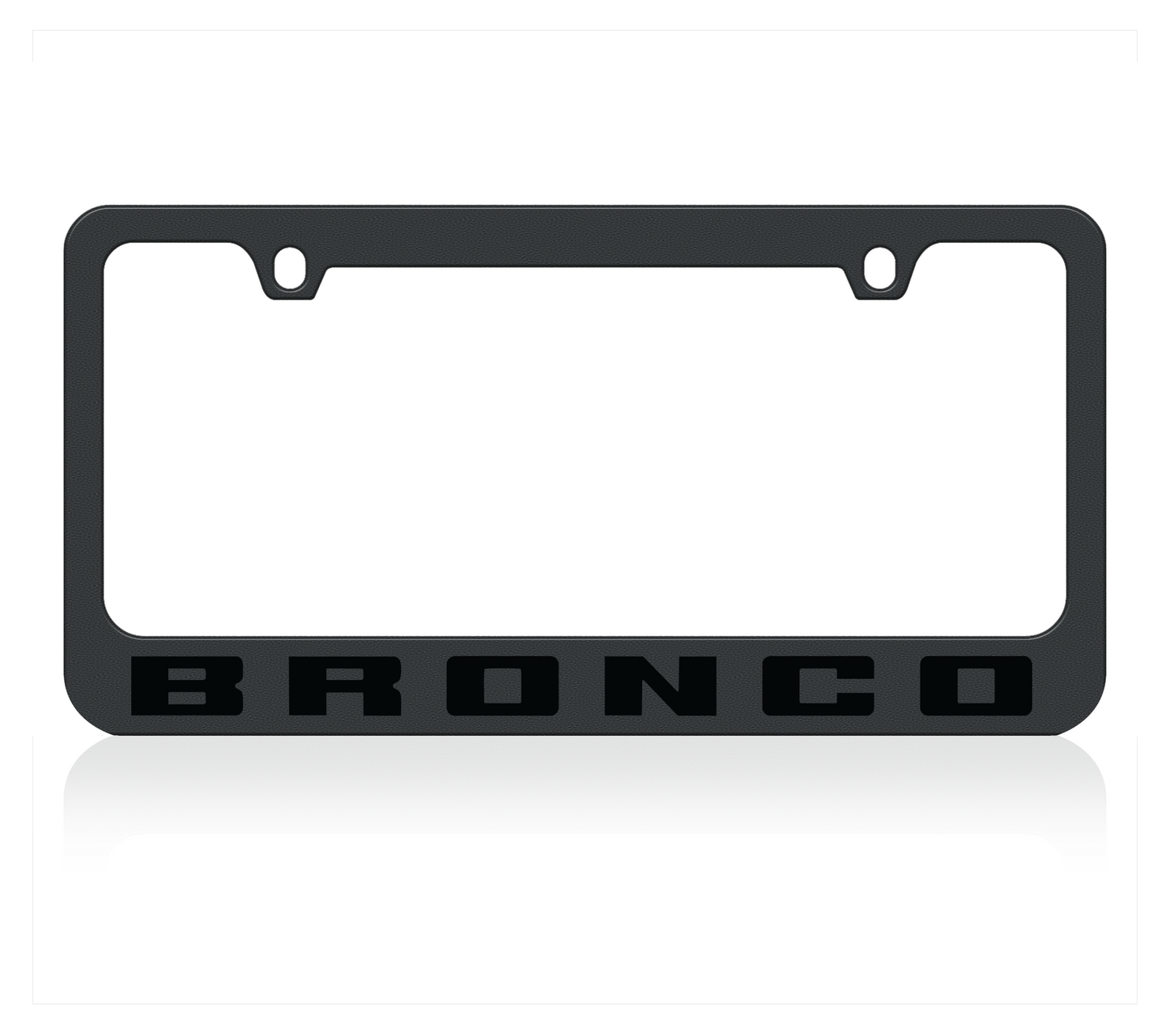 Ford Bronco Black License Plate Frame
