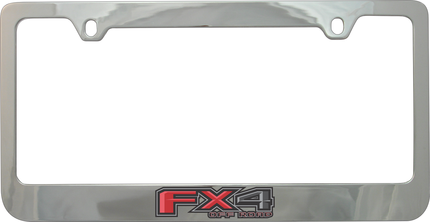 Ford FX4 Chrome License Plate Frame