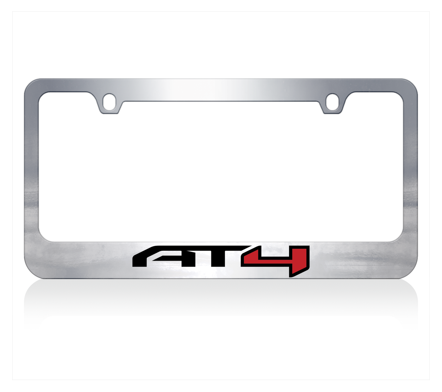 GMC AT4 Chrome License Plate Frame