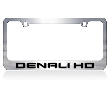 GMC Denali HD Chrome License Plate Frame