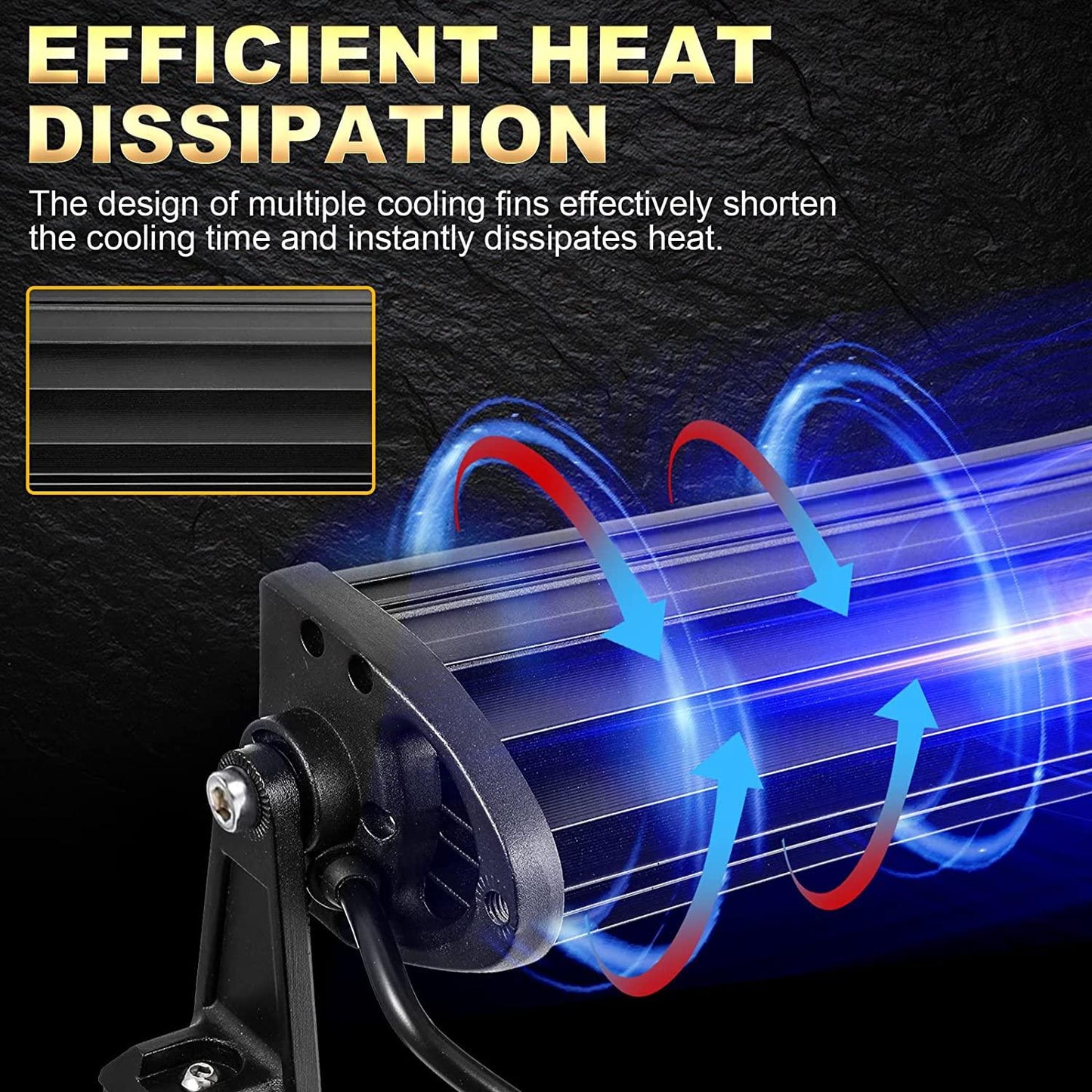 42 Inch 5D Series Curved LED Light Bar + 42" Curved LED Light Bar Windshield Mount Brackets