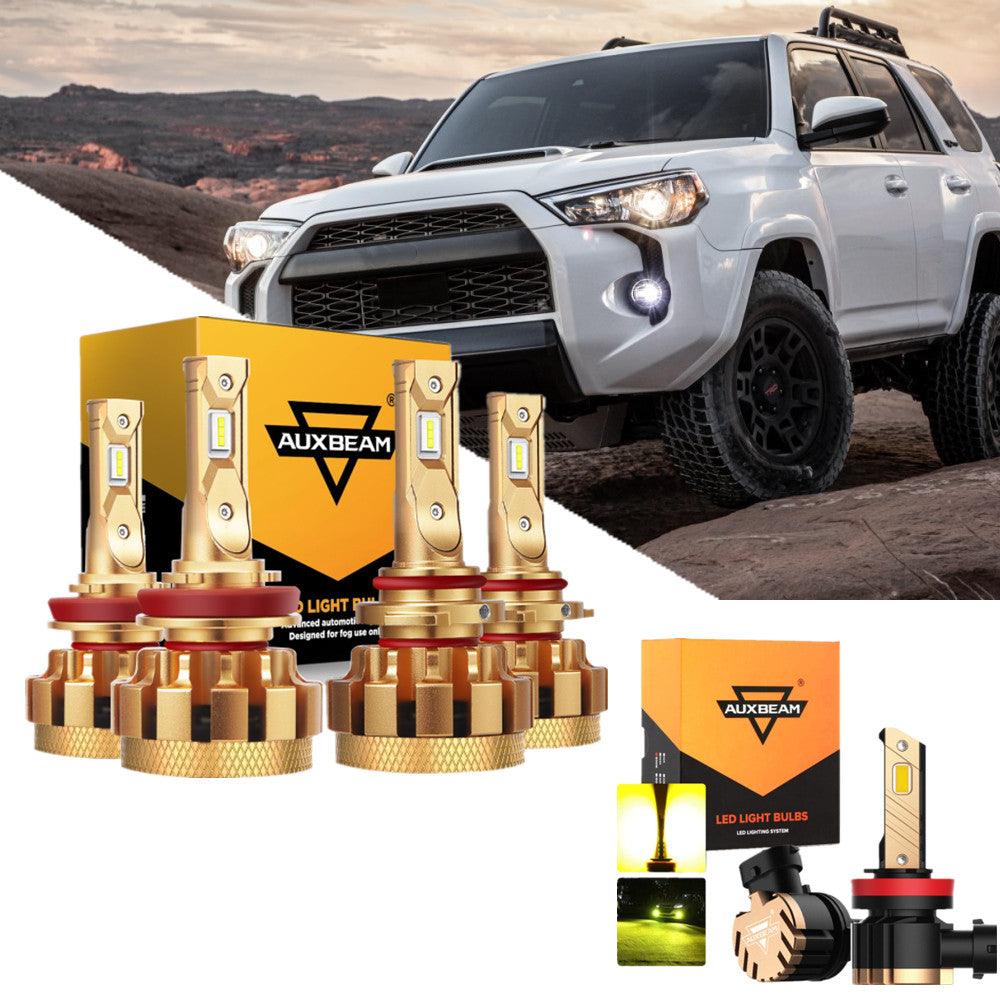 2010-2020 Toyota 4Runner LED Bundle – Low Beam, High Beam & Fog Lights