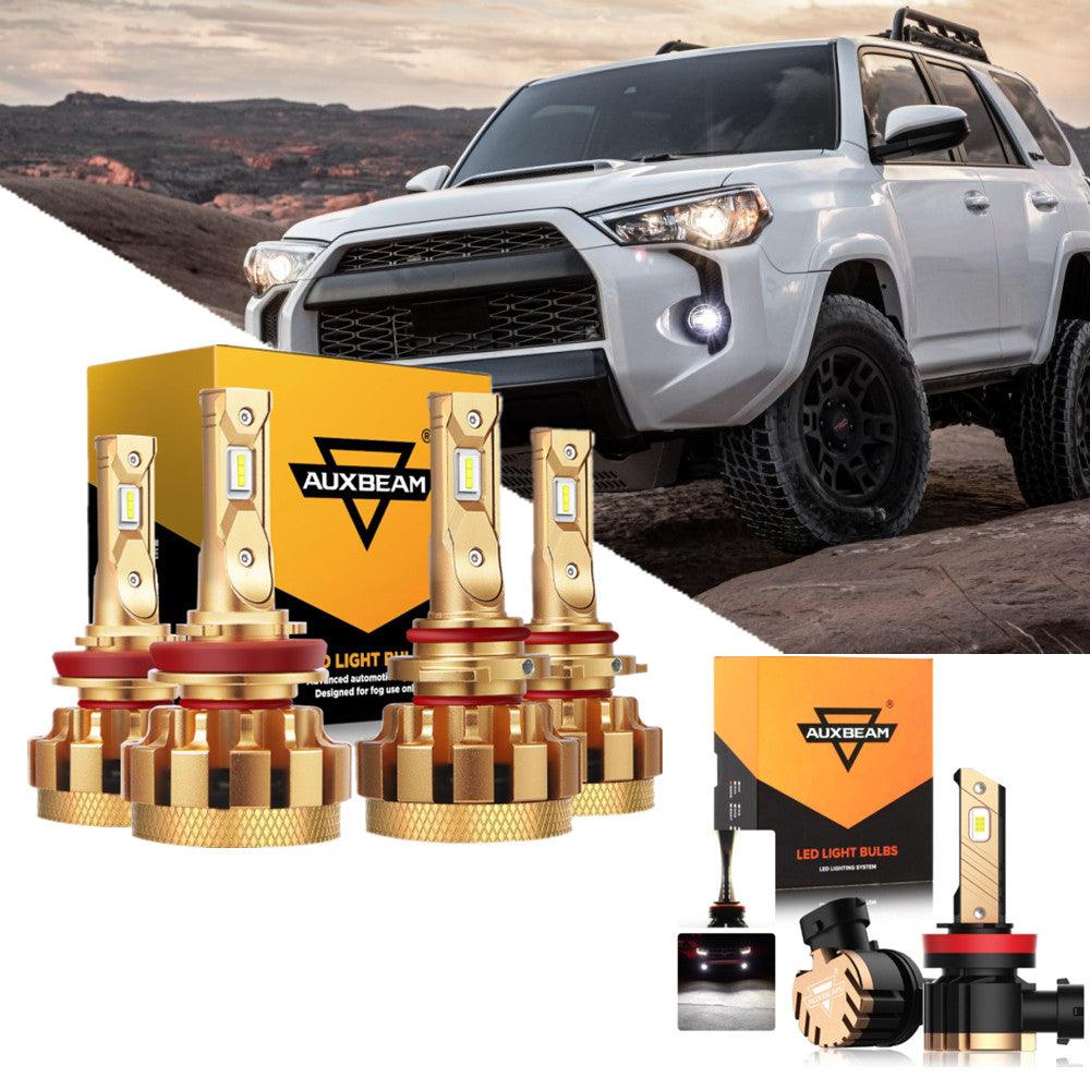 2010-2020 Toyota 4Runner LED Bundle – Low Beam, High Beam & Fog Lights
