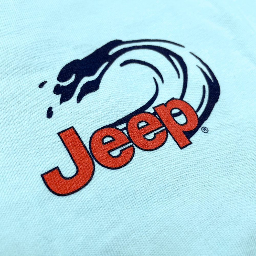T-Shirt – Men’s Jeep® Wrangler Beachin’ Good Time – Ice Blue Heather