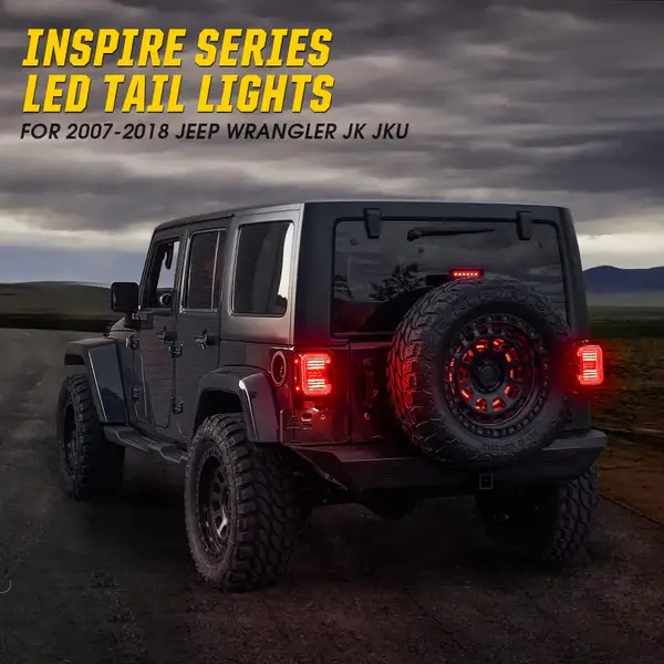 Inspire Series LED Tail Lights for Jeep Wrangler JL (2018+)