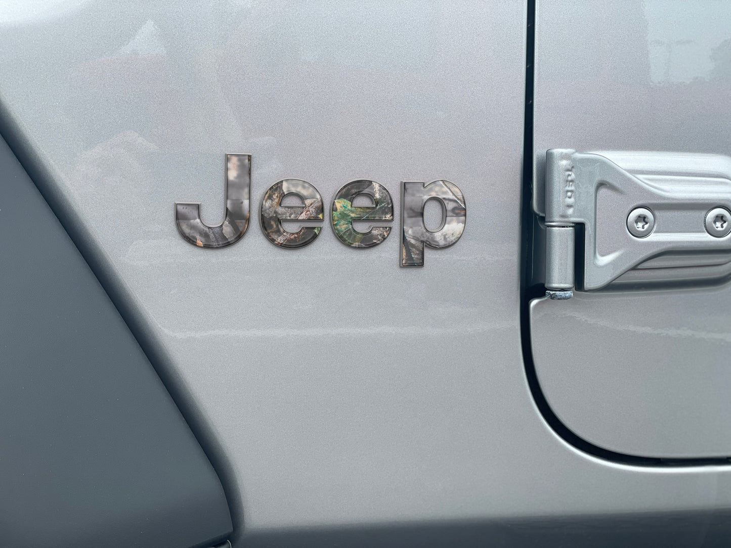 Jeep Wrangler JL Letter Overlays (Driver & Passenger Side) 2018–2025