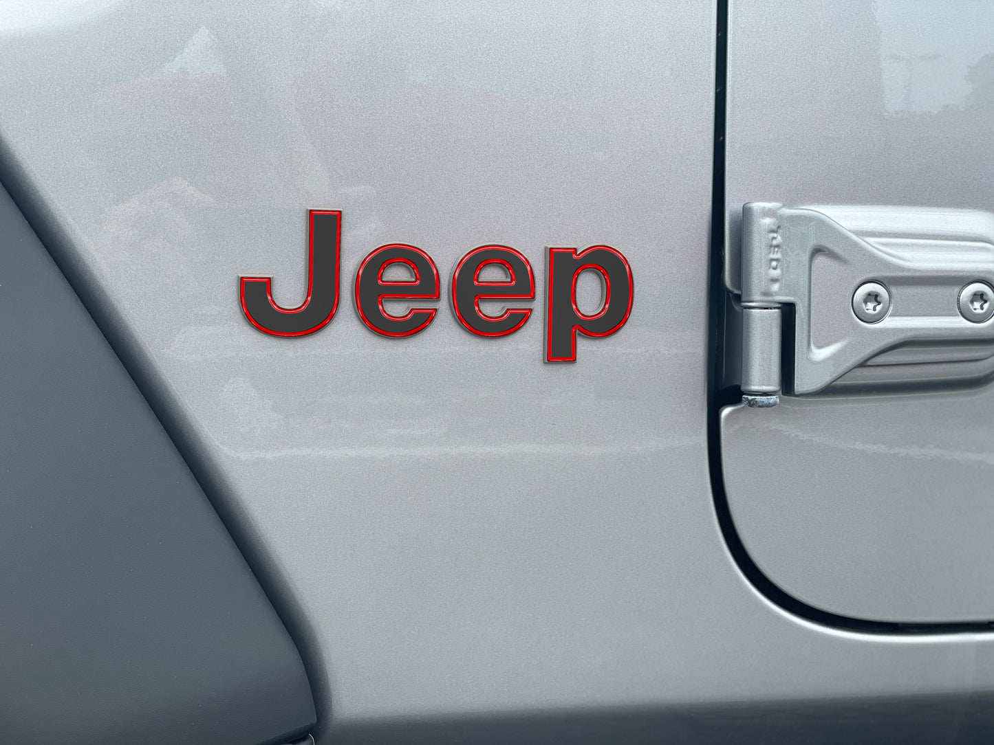 Jeep Wrangler JL Letter Overlays (Driver & Passenger Side) 2018–2025