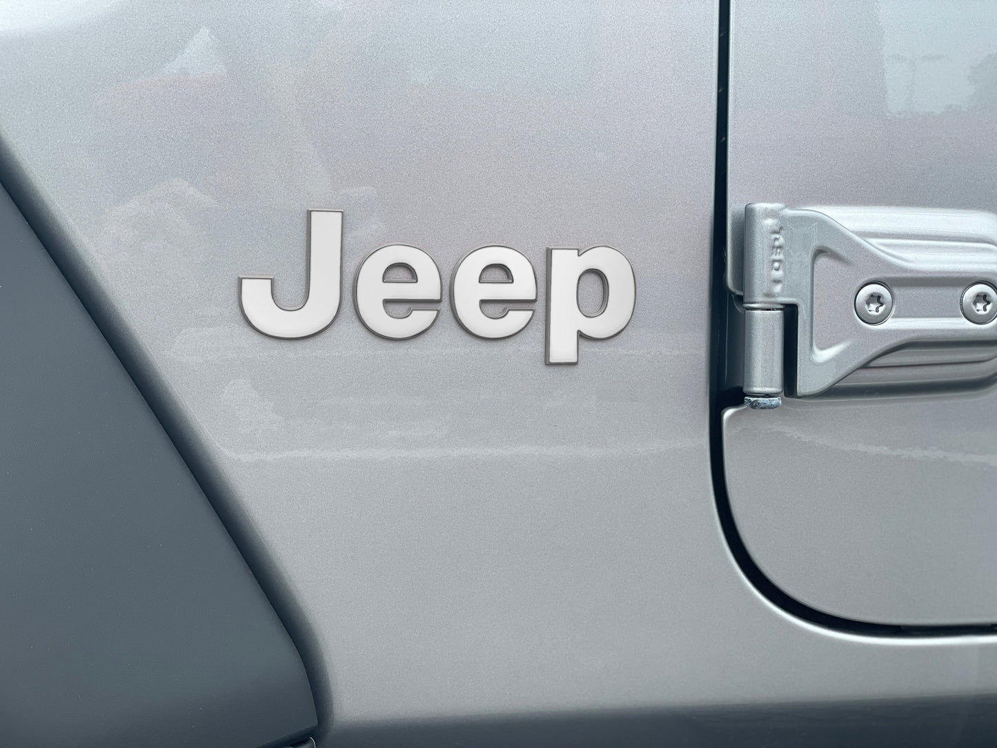 Jeep Wrangler JL Letter Overlays (Driver & Passenger Side) 2018–2025