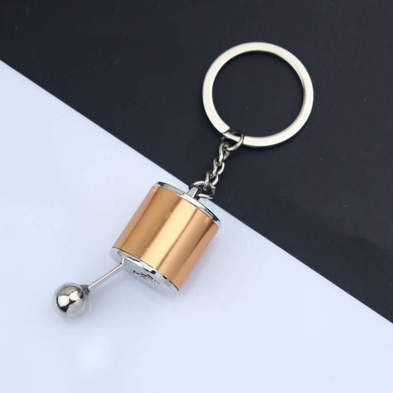 Metal Gear Shift Keychain – 6-Speed Manual Transmission Fidget Toy