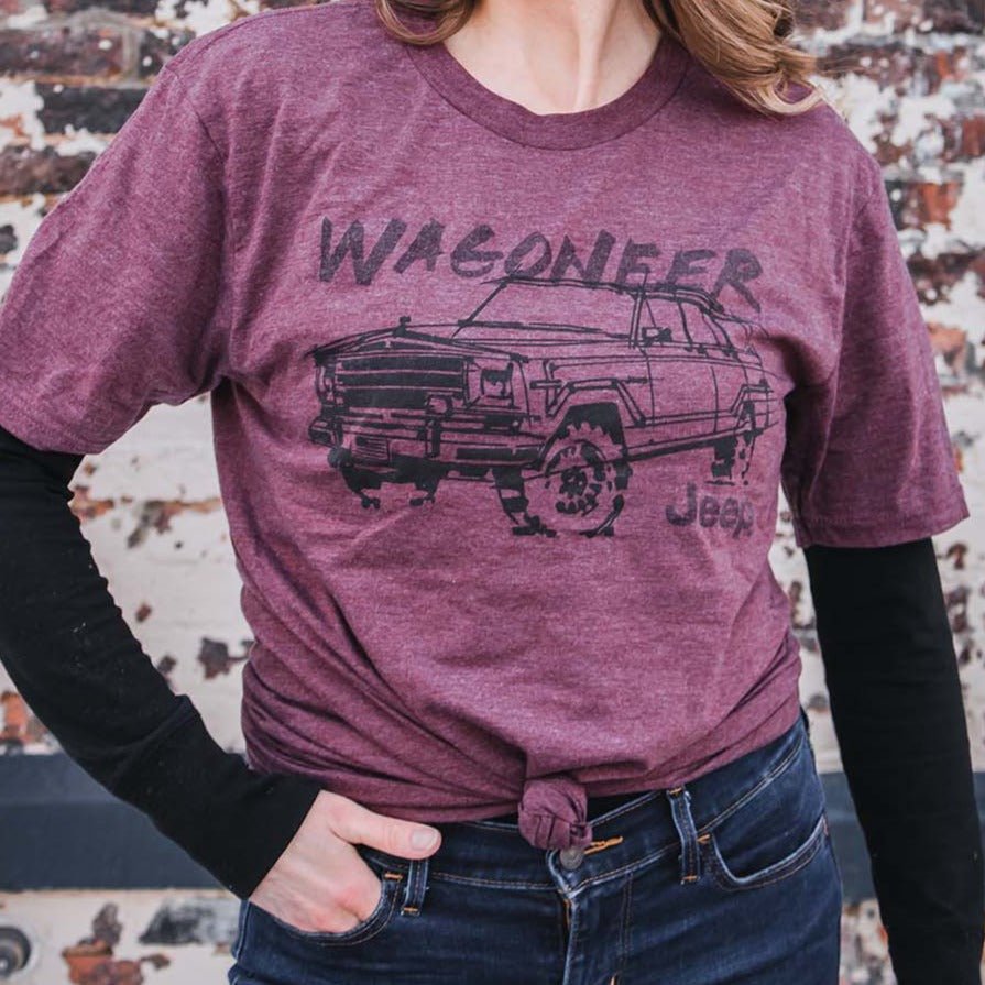 Men’s Jeep® Wagoneer LDD Series T-Shirt – Triblend Burgundy