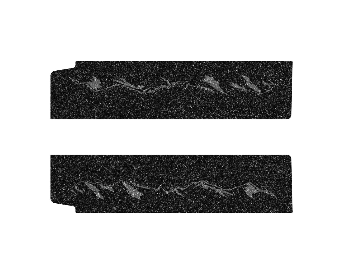 Textured Door Sill Overlays – Fits 2019–2025 Jeep Wrangler