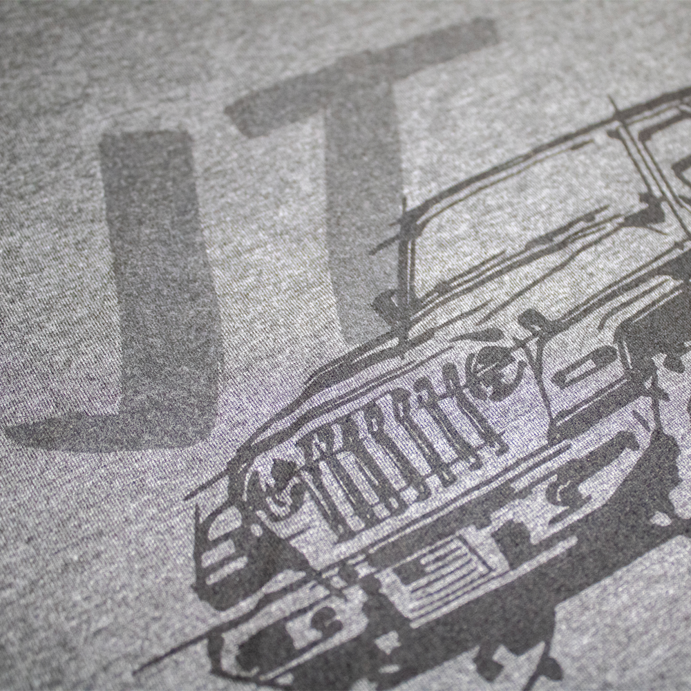 T-Shirt – Men’s Jeep® JT Gladiator LDD Series – Triblend Charcoal