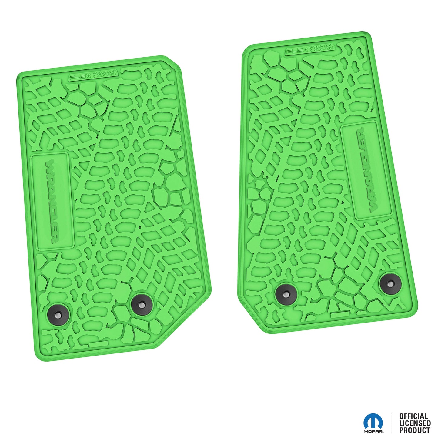 14-18 Jeep Wrangler JK 2Dr Floor Mats (2pc) w/ Wrangler Logo