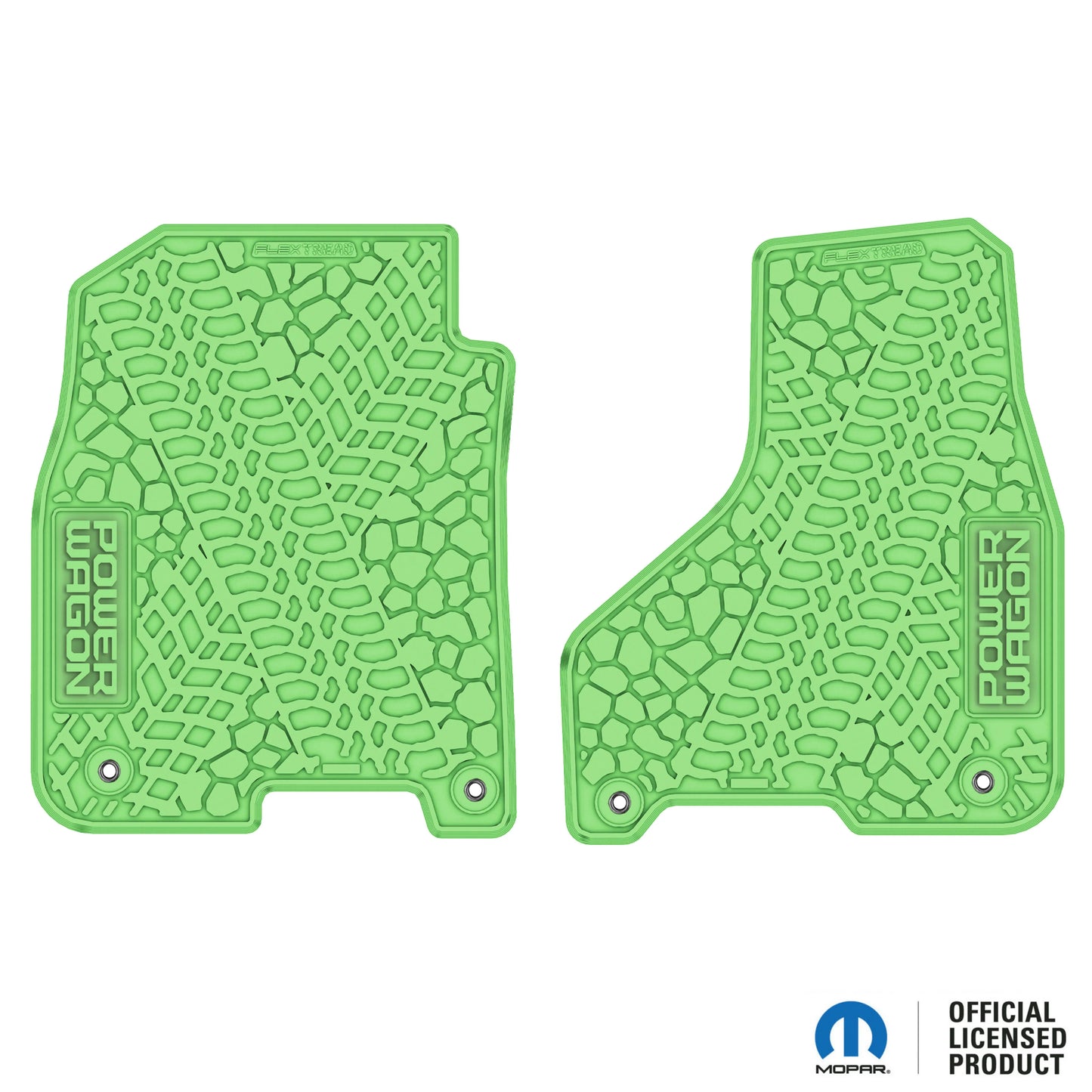 12-18 RAM 2500/3500 Floor Mats (2pc) w/ Power Wagon Logo