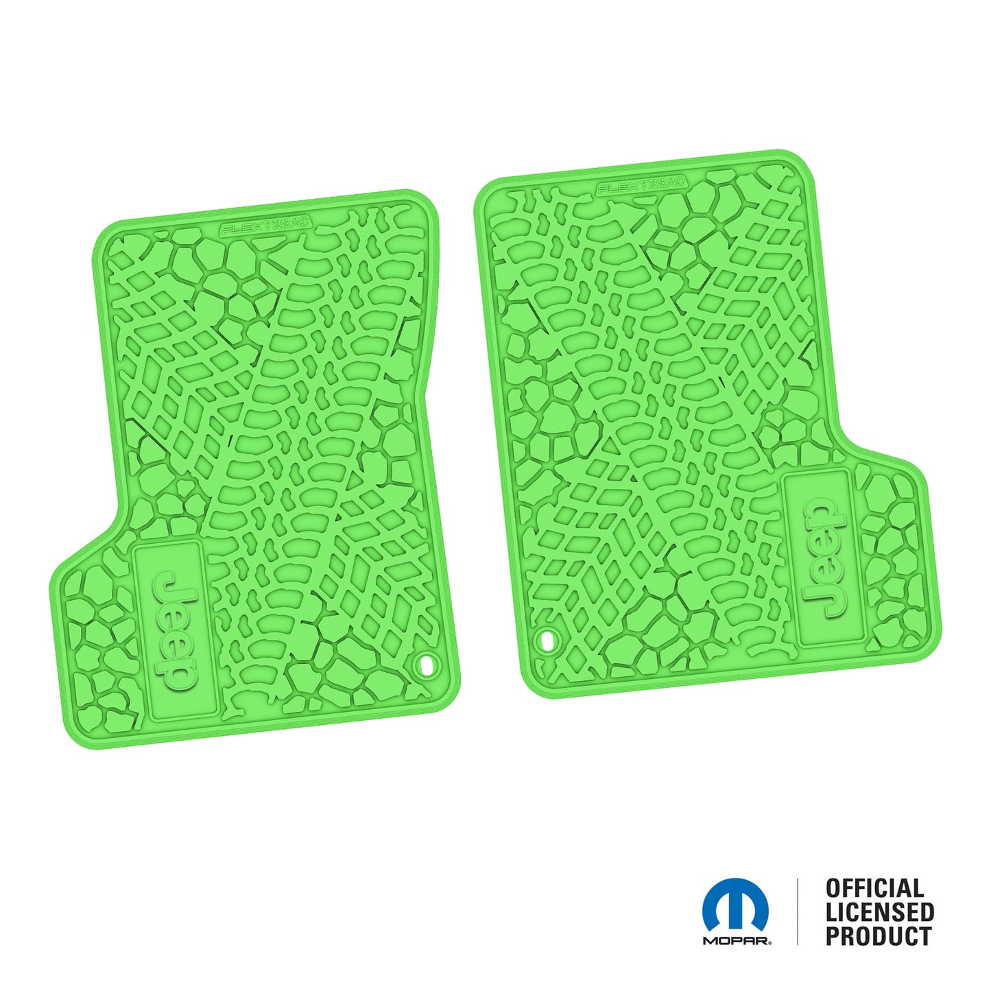 1997–2006 Jeep Wrangler TJ / LJ Floor Mats (2-Piece) – Jeep Logo