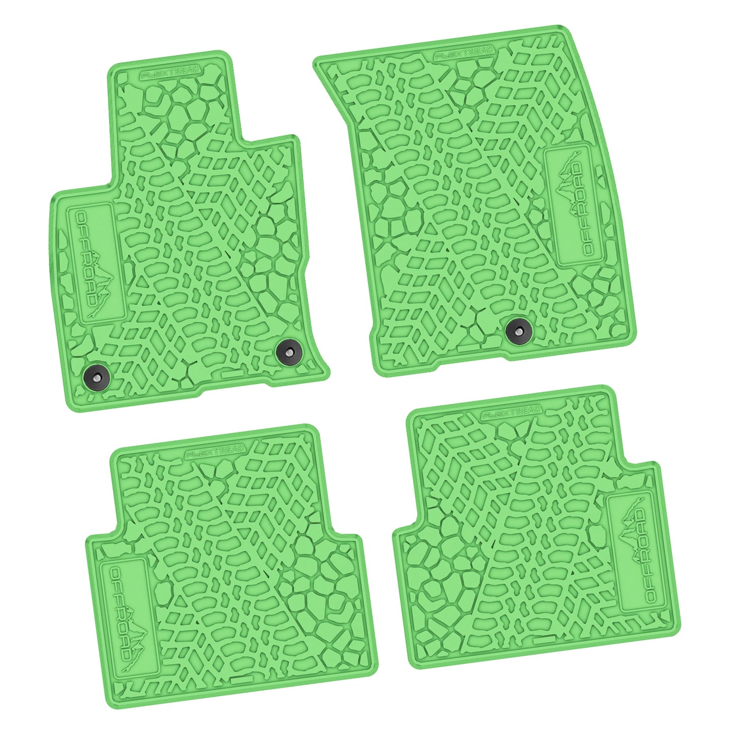 21-25 Ford Bronco Sport Floor Mats (4pc) w/ Offroad Logo