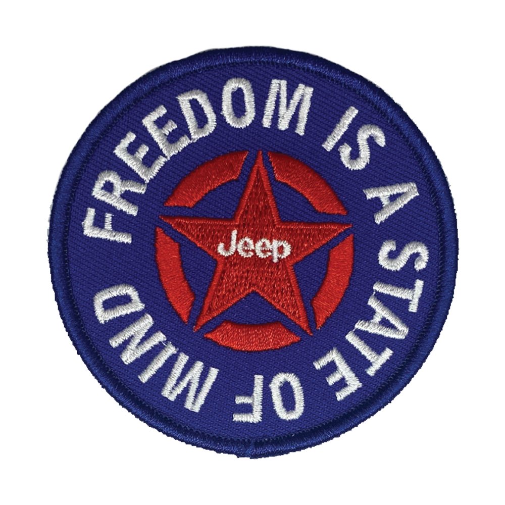 Patch – Jeep State of Mind RWB (Red White Blue)