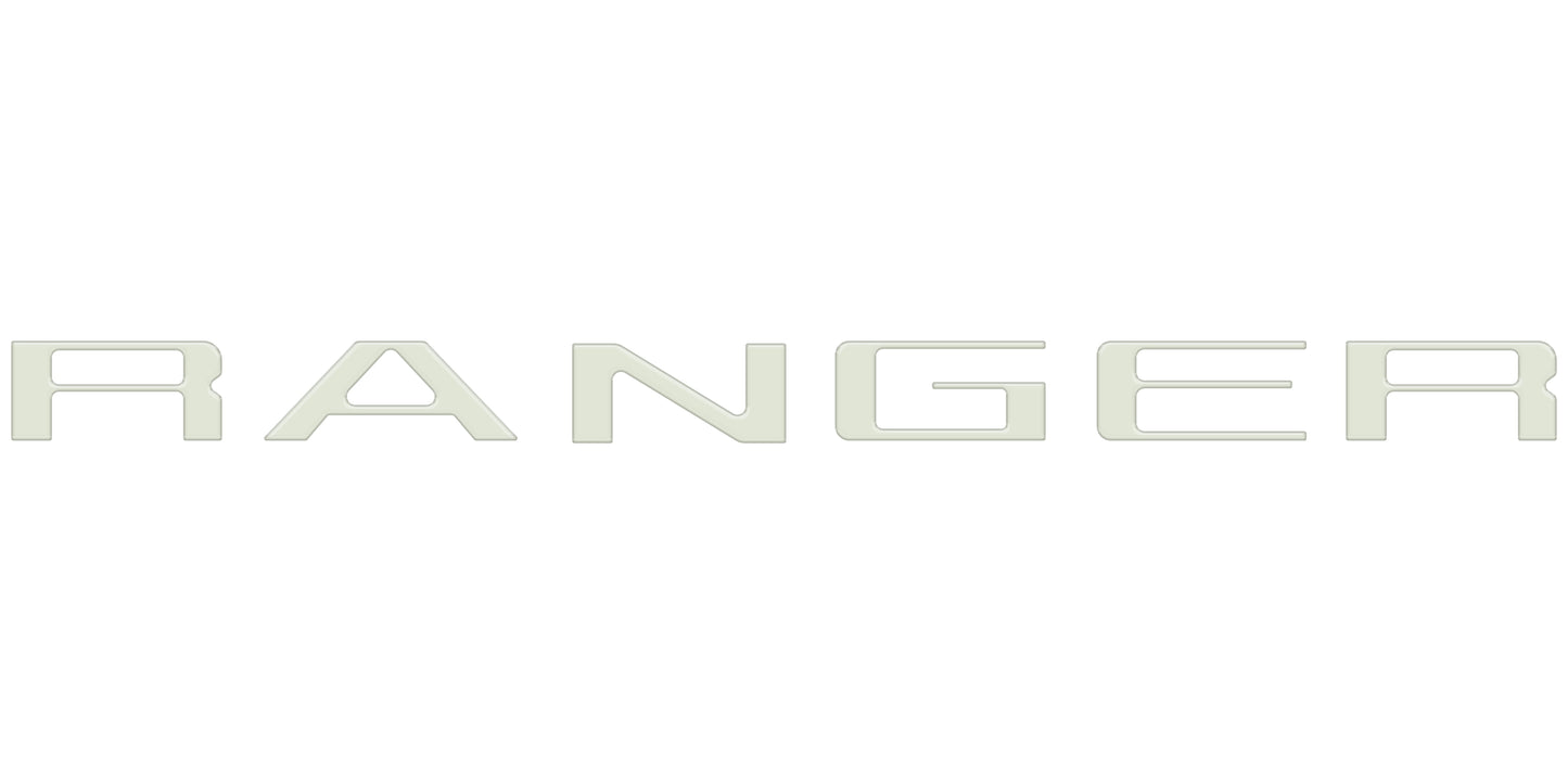 Tailgate Letter Inserts Fits 2024-2026 Ford Ranger