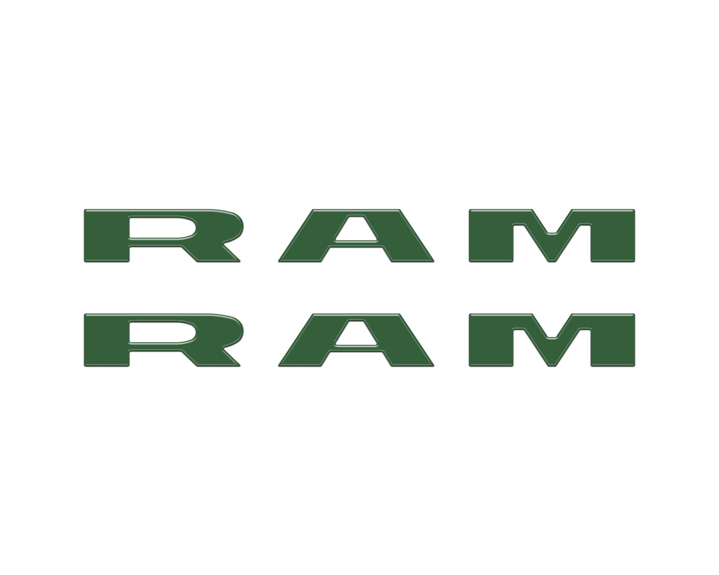 Ram 1500/2500/3500 Front Door Emblem Overlays – Fits 2025–2026