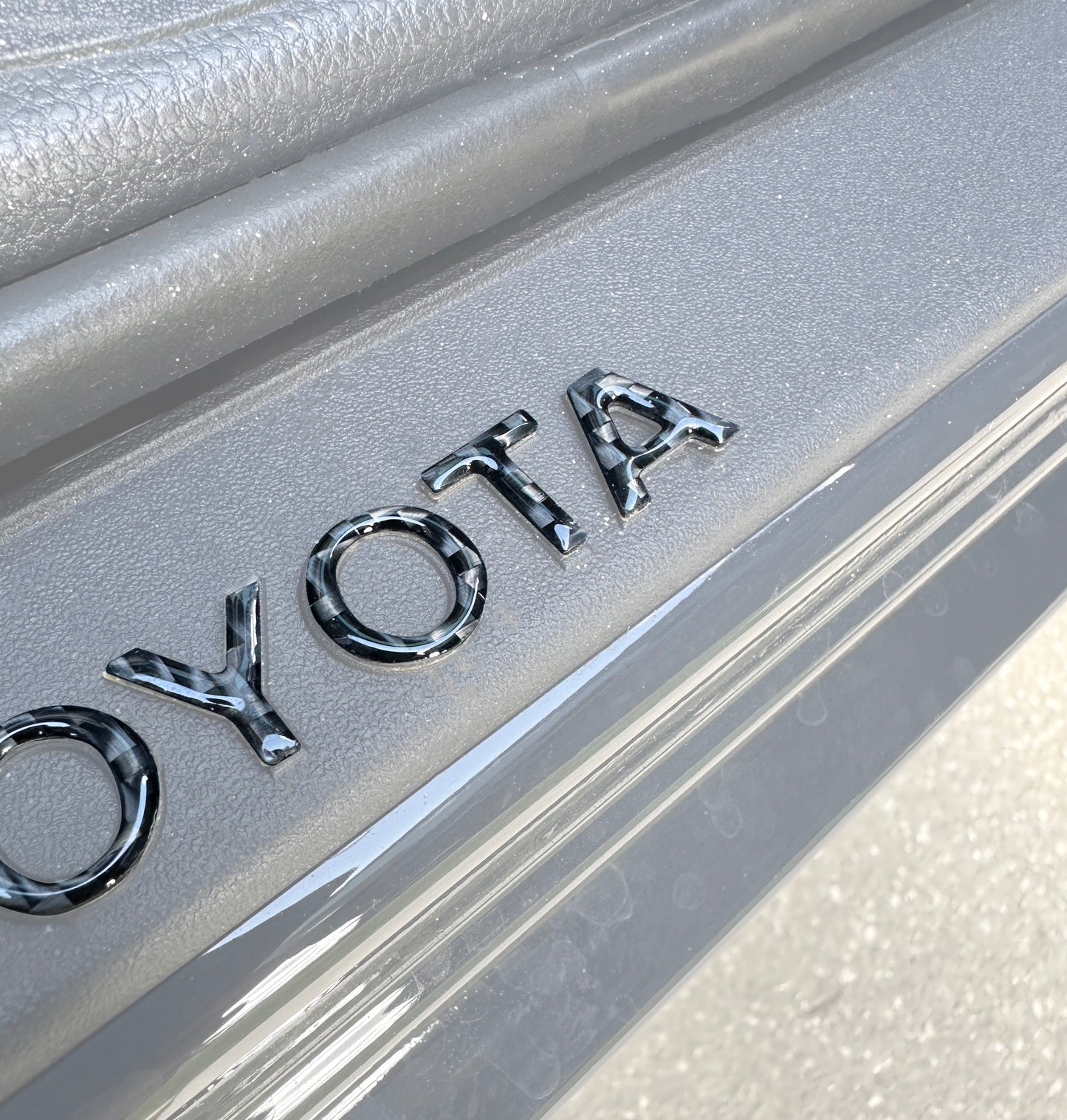 2025–2026 Toyota 4Runner Door Sill Letter Overlays – 12 Piece Kit