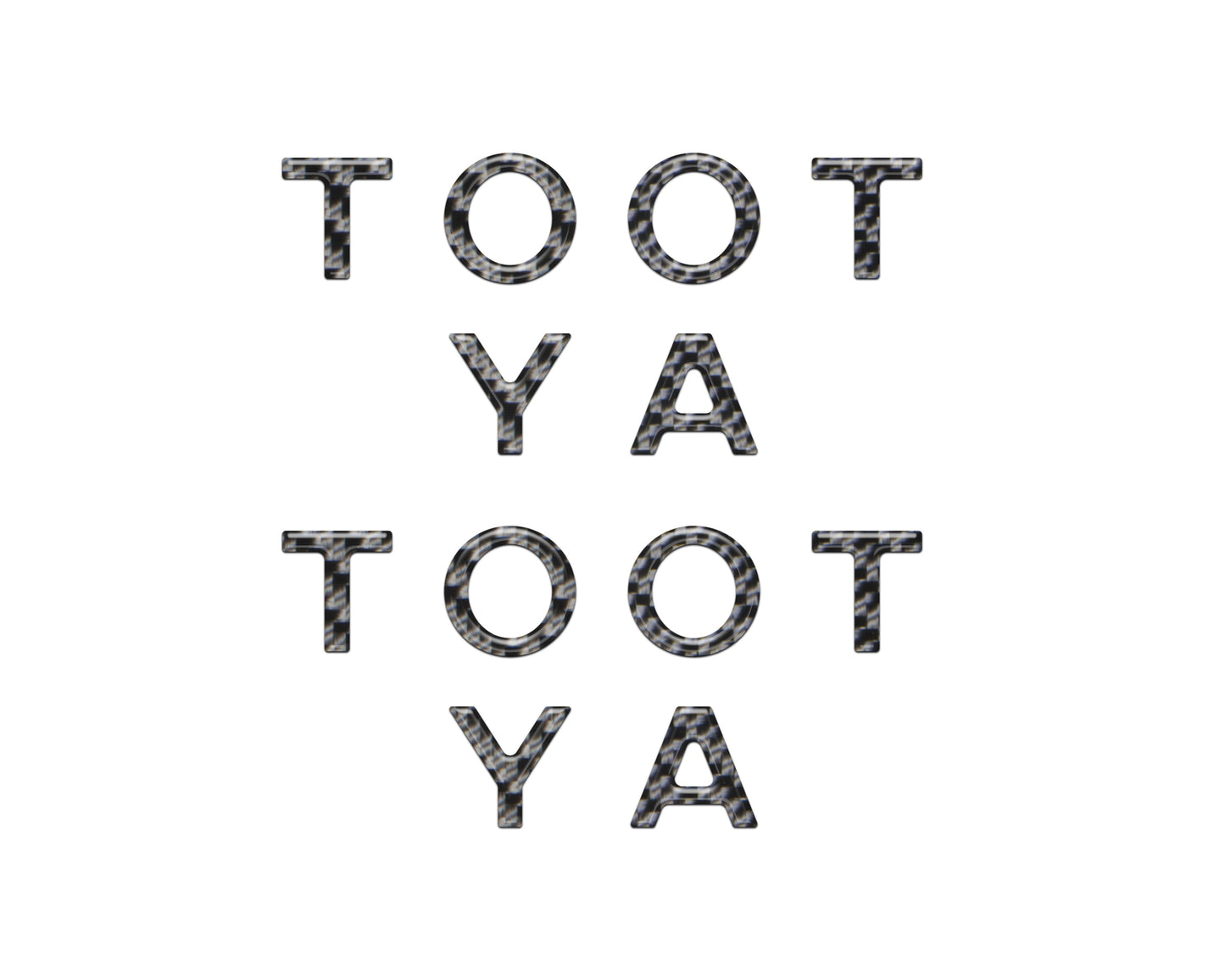 2025–2026 Toyota 4Runner Door Sill Letter Overlays – 12 Piece Kit