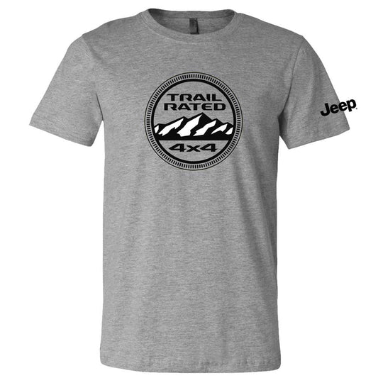 Men’s Jeep® Trail Rated T-Shirt – Heather Grey