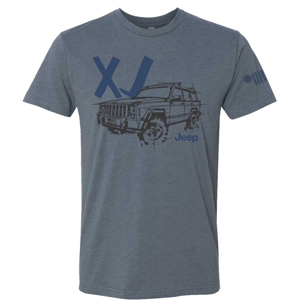 T-Shirt – Men’s Jeep® Cherokee XJ LDD Series – Triblend Indigo