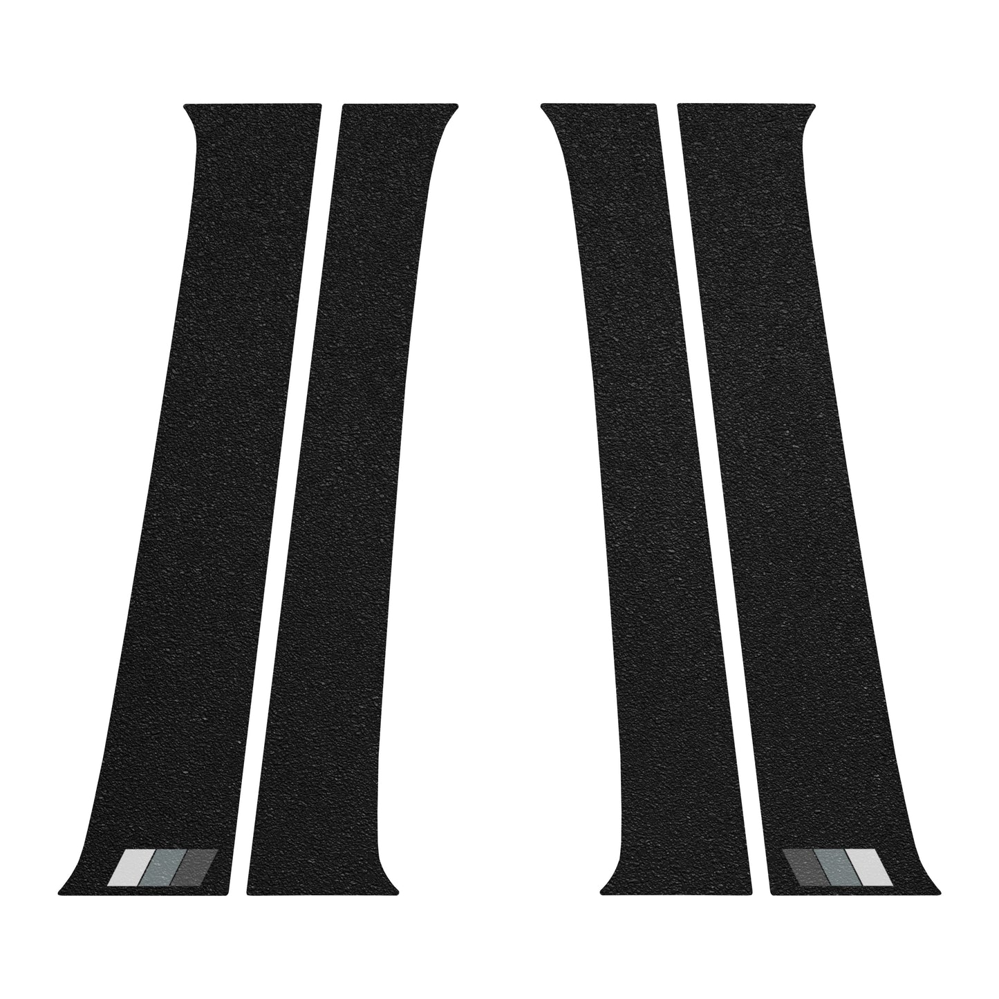 2005–2015 Toyota Tacoma Textured Door Pillar Trim Overlays – 4 Piece Kit