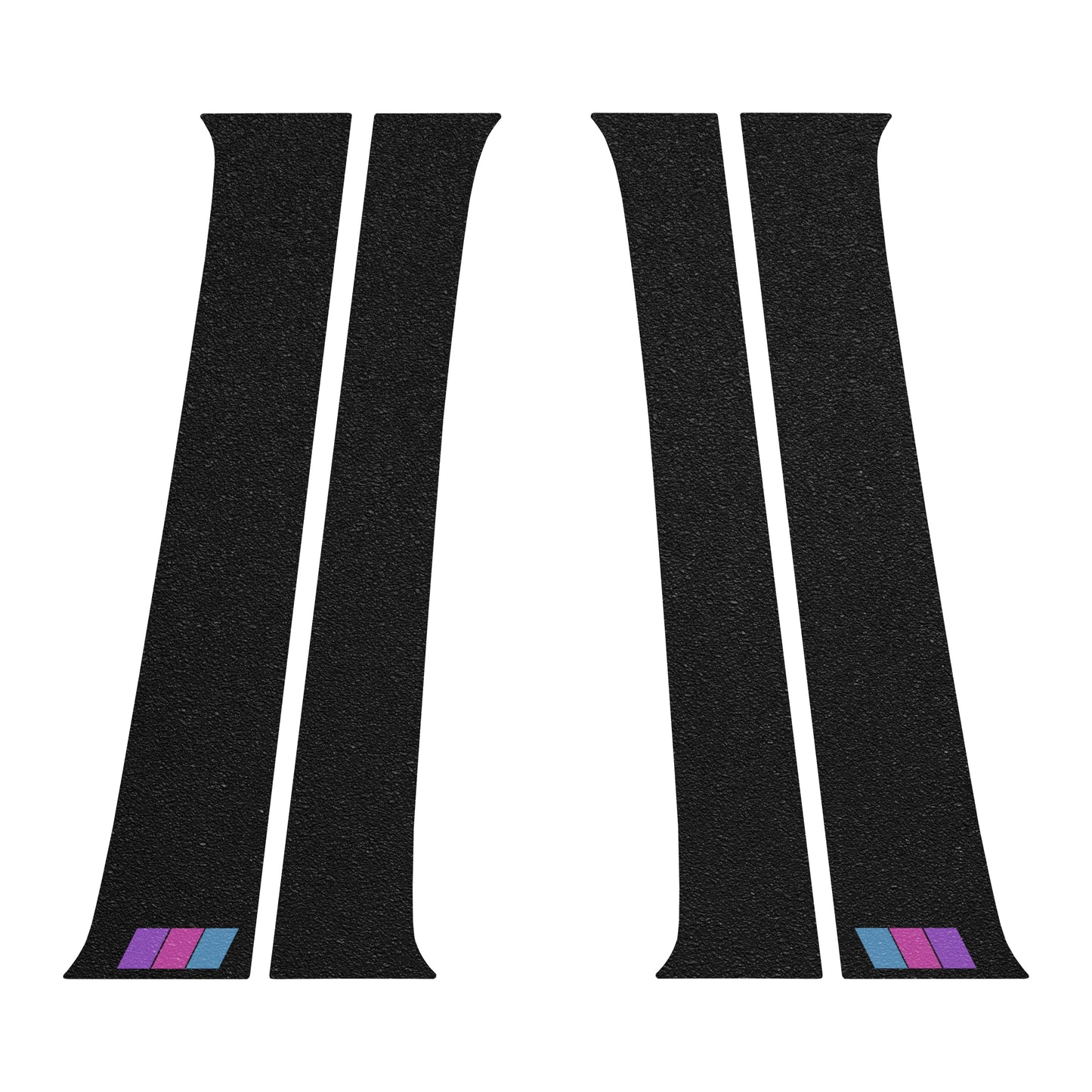 2005–2015 Toyota Tacoma Textured Door Pillar Trim Overlays – 4 Piece Kit