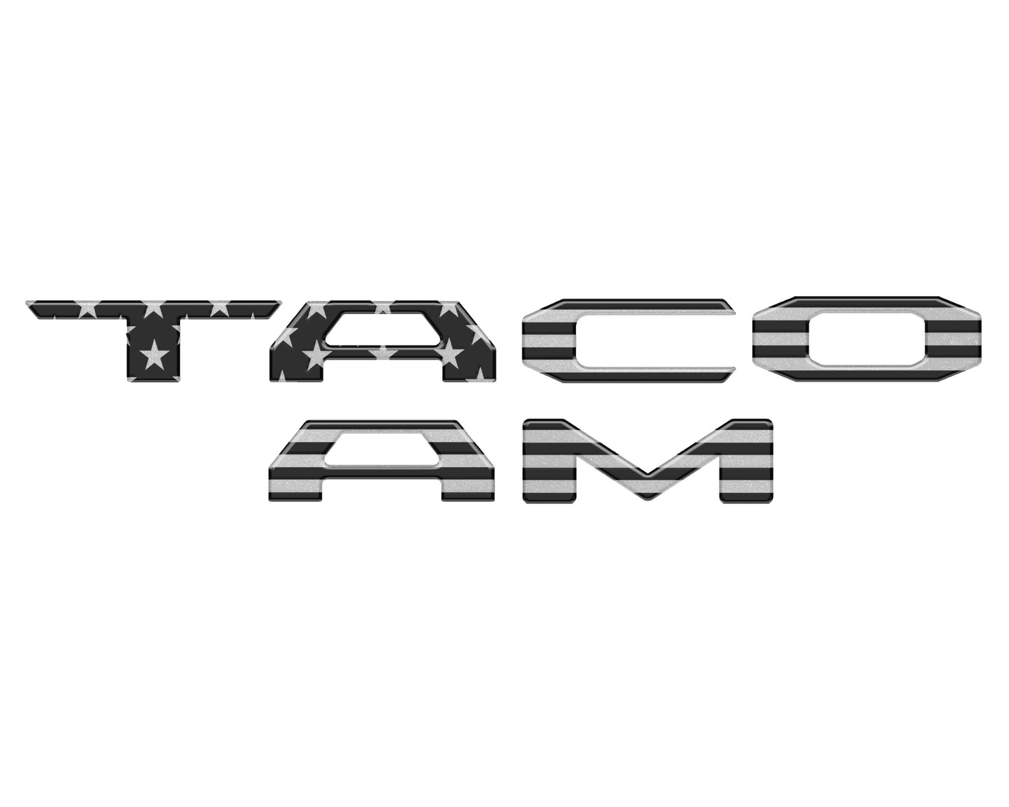 2024–2025 Toyota Tacoma Tailgate Letter Inserts