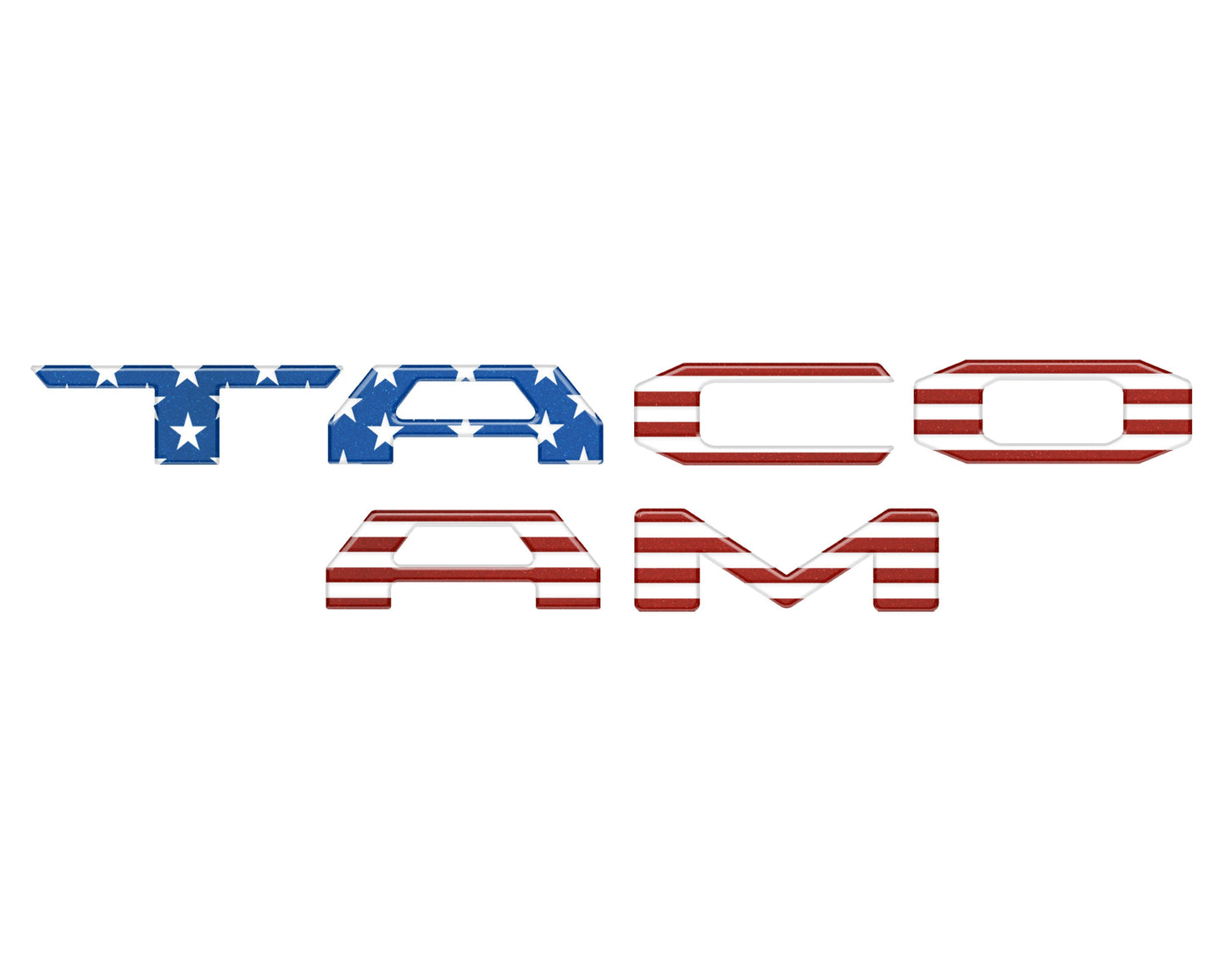 2024–2025 Toyota Tacoma Tailgate Letter Inserts