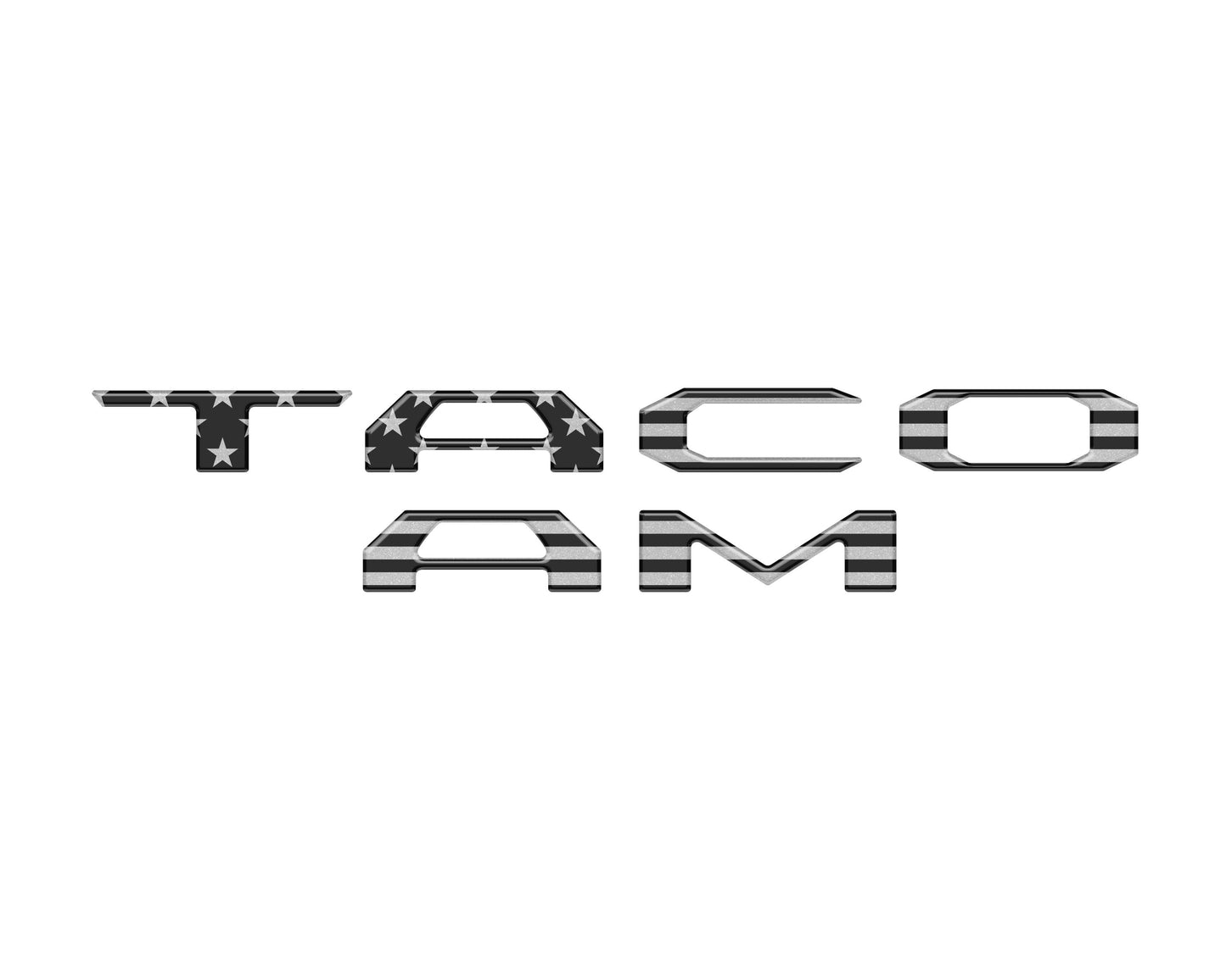 Custom Glovebox Letter Overlays for Toyota Tacoma 2024–2025